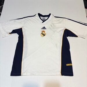 Vintage Real Madrid Adidas Football Shirt Jersey